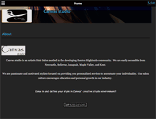 Tablet Screenshot of canvasstudio.biz